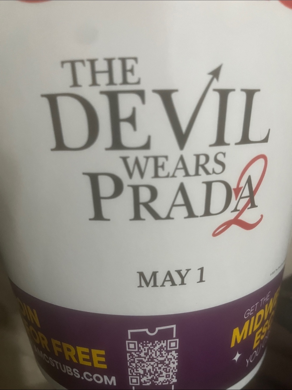 Devil Wears Prada Movie Poster 2006 1st First & Bonus 2nd container Anne Meryl - Picture 13 of 14